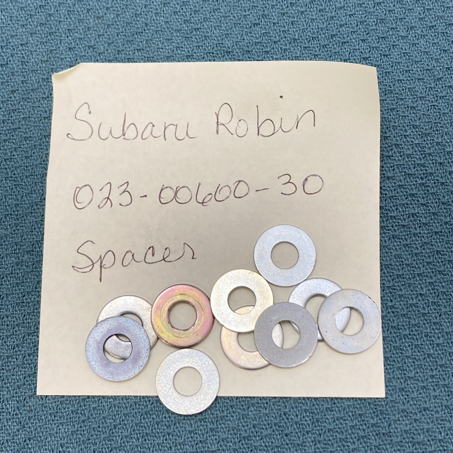 QTY 10 NEW REPLACES SUBARU ROBIN 023-00600-30 SPACER