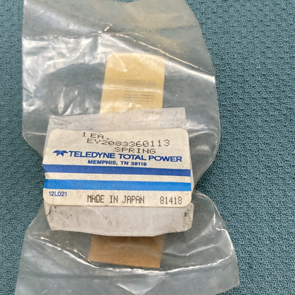 NEW TELEDYNE TOTAL POWER EY2083360113/208-33601-13 SPRING