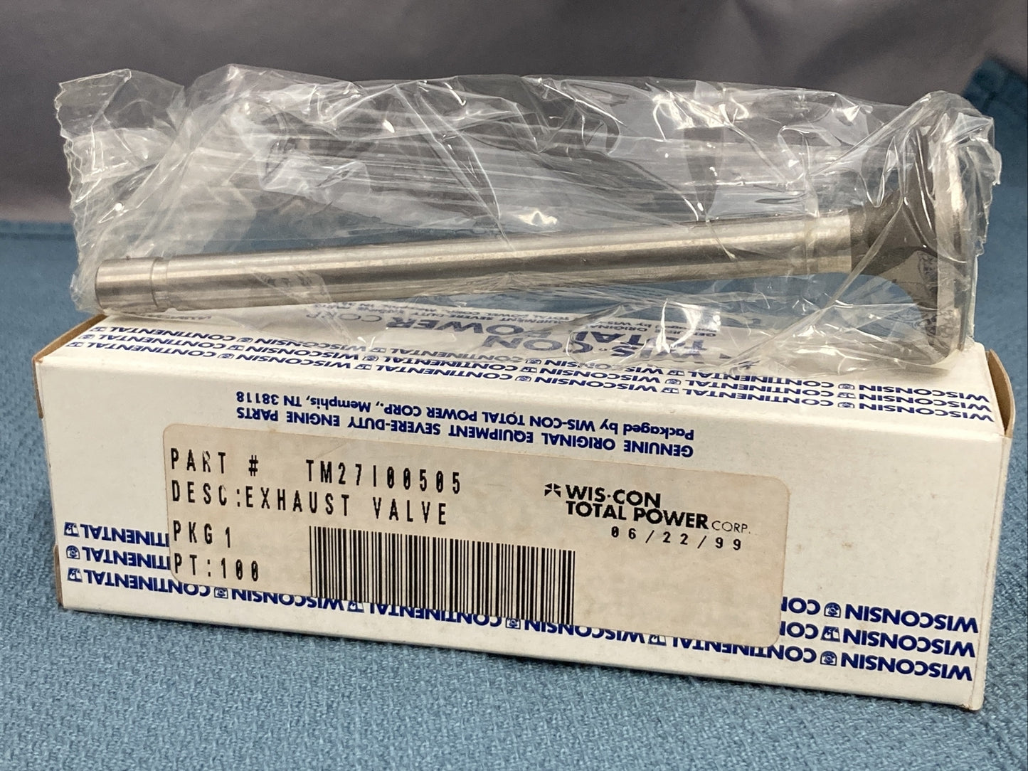 NEW WIS-CON TOTAL POWER TM27100505 EXHAUST VALVE