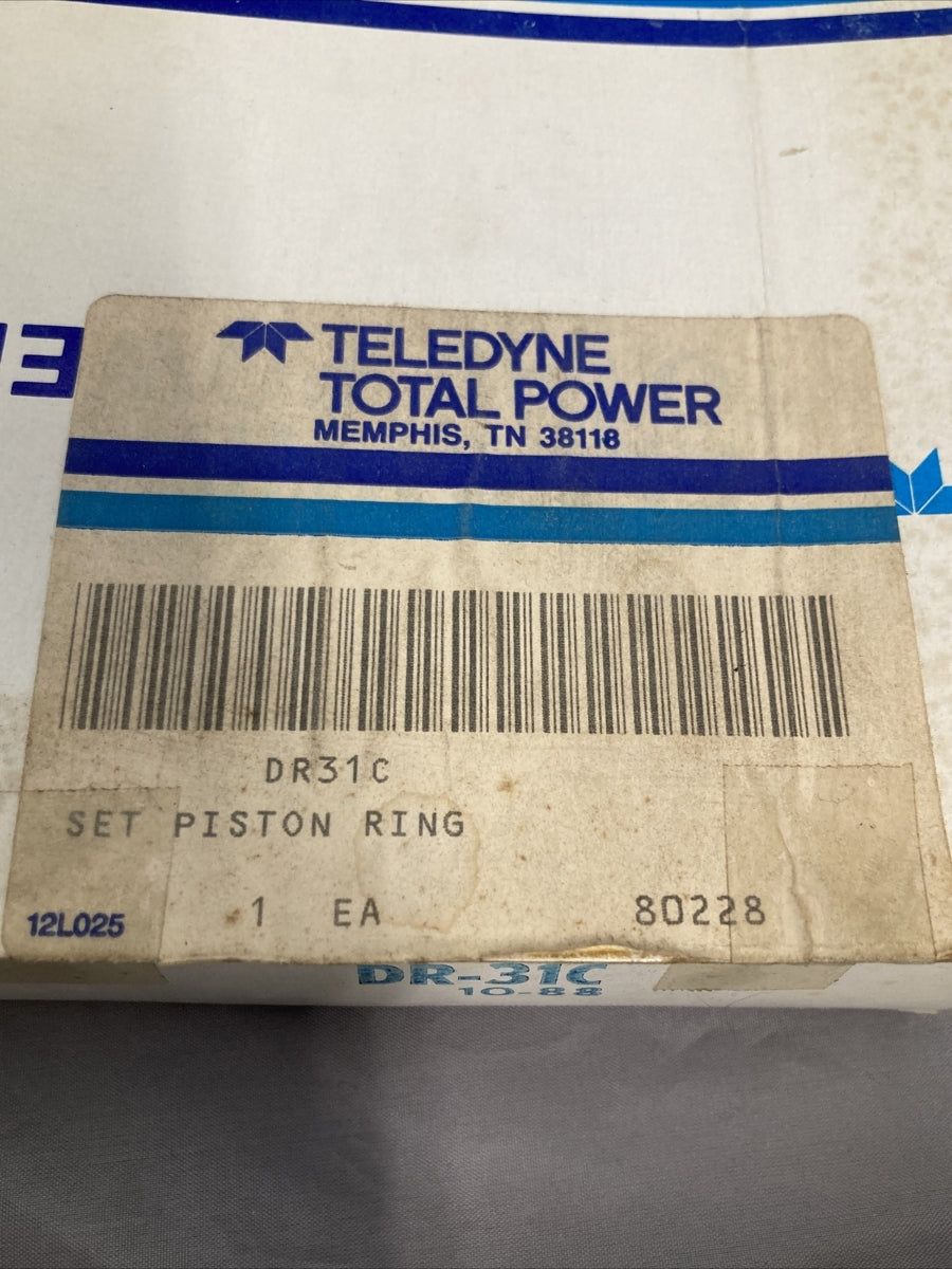 NEW TELEDYNE TOTAL POWER DR31C RING SET