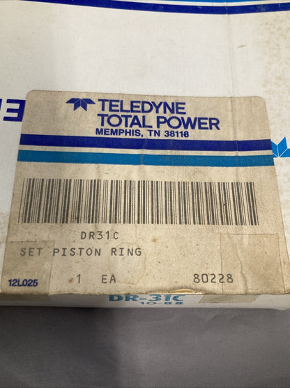 NEW TELEDYNE TOTAL POWER DR31C RING SET
