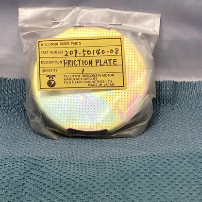 NEW GENUINE WISCONSIN ROBIN 209-50140-08 FRICTION PLATE