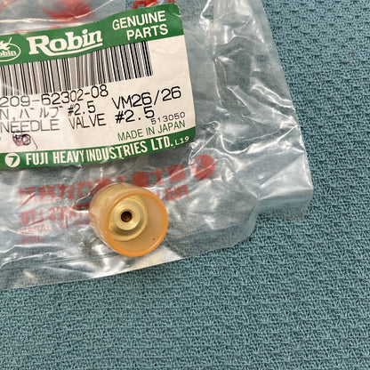 NEW GENUINE SUBARU ROBIN 209-62302-08 NEEDLE VALVE #2.5