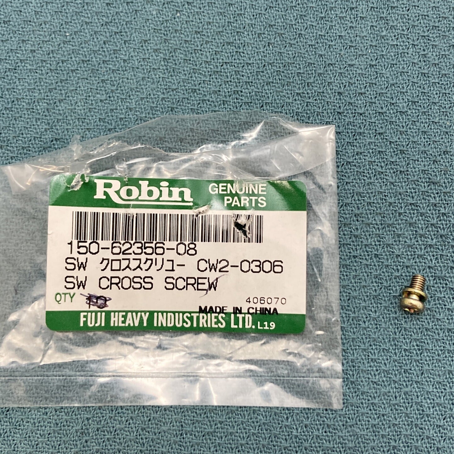 NEW REPLACES SUBARU ROBIN 150-62356-08 SWITCH CROSS SCREW