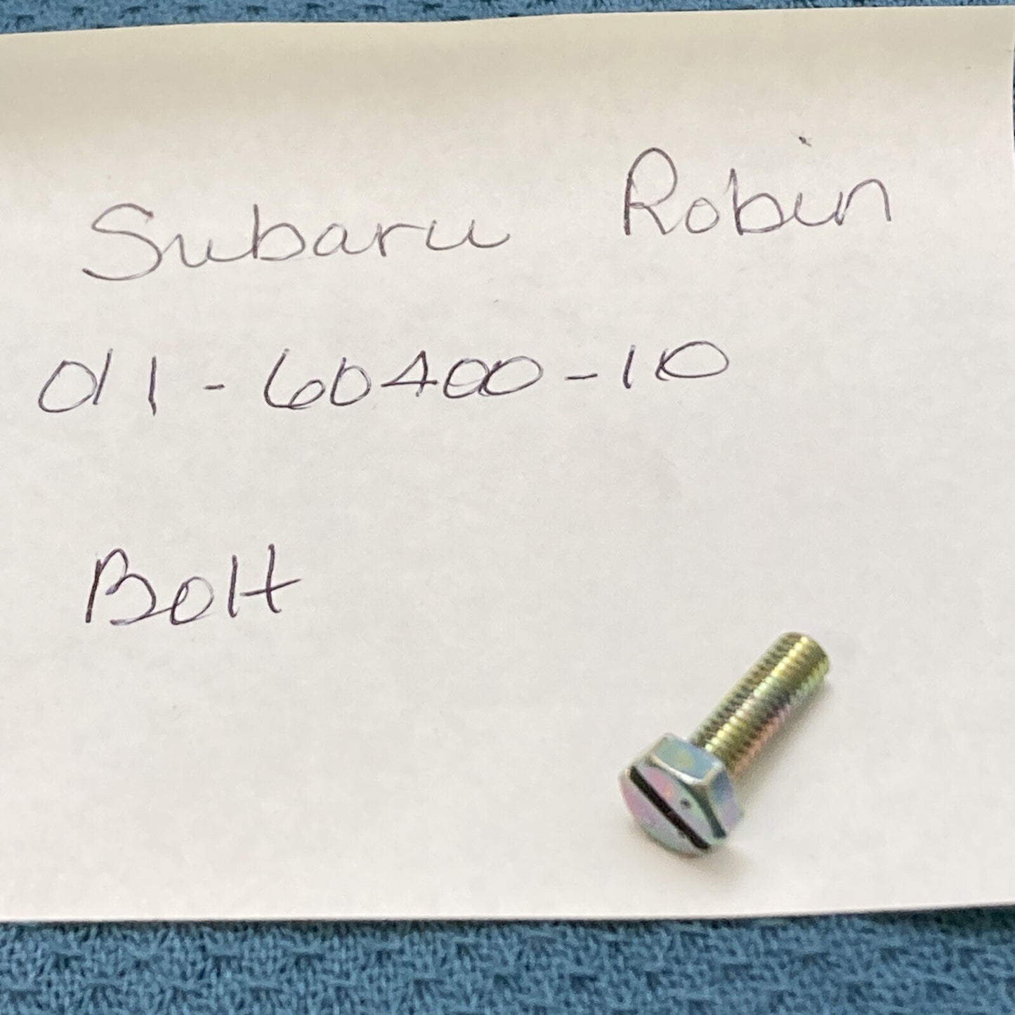 NEW REPLACES SUBARU ROBIN 011-60400-10 BOLT