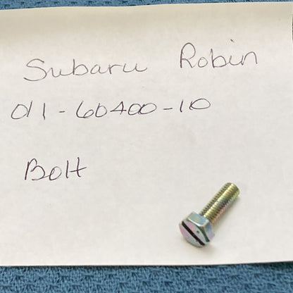 NEW REPLACES SUBARU ROBIN 011-60400-10 BOLT