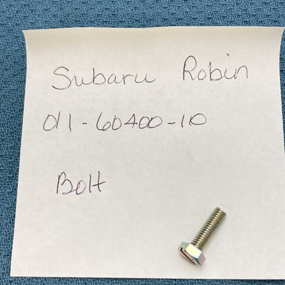 NEW REPLACES SUBARU ROBIN 011-60400-10 BOLT