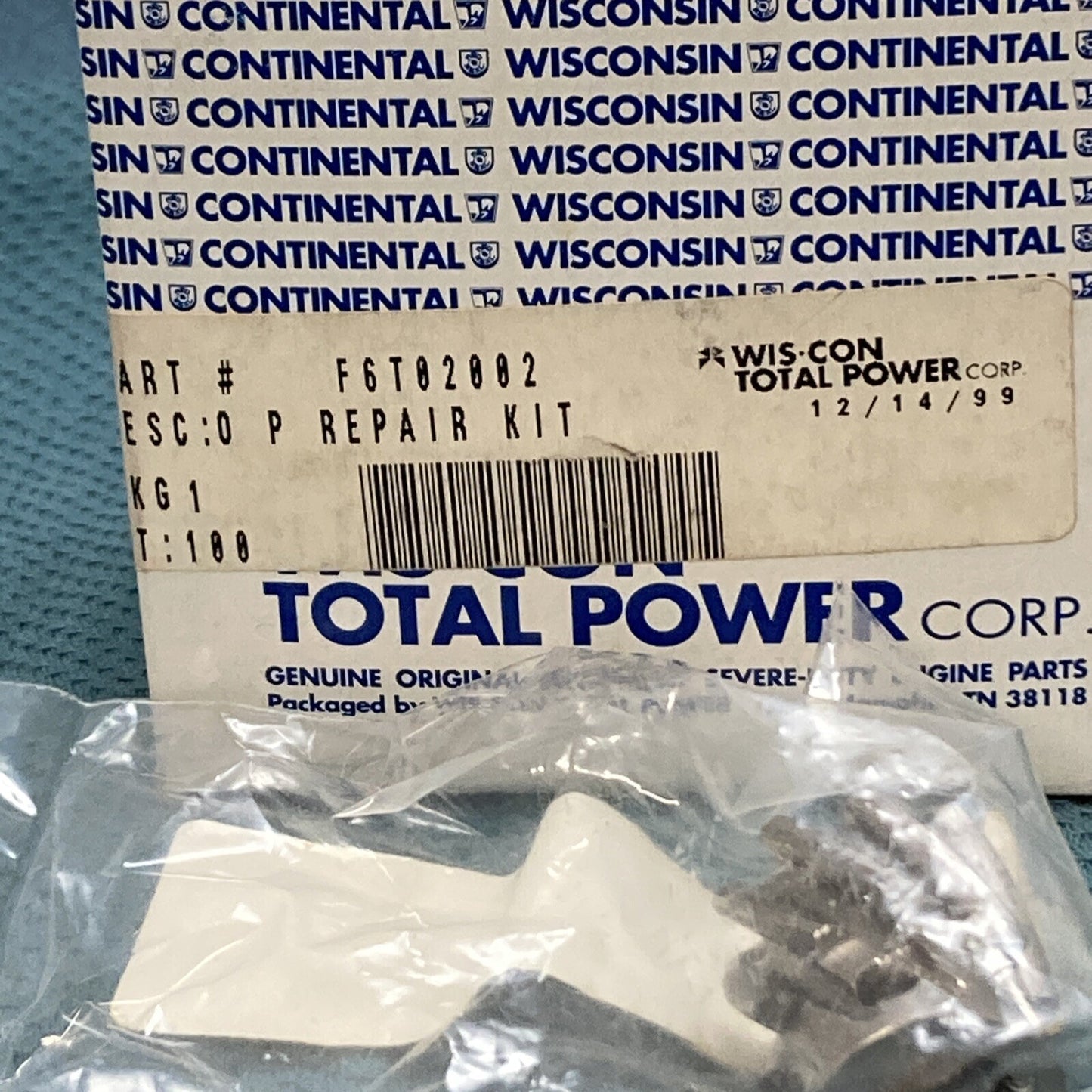 NEW GENUINE WIS-CON TOTAL POWER F6T02002 OIL PUMP REPAIR KIT