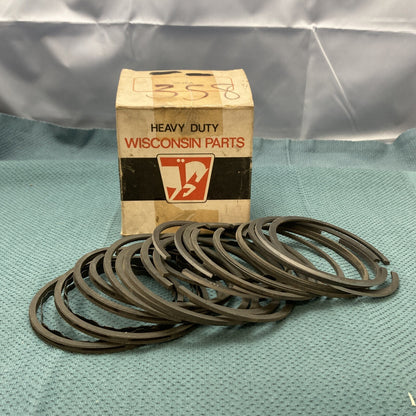 NEW GENUINE WISCONSIN DR-48-A COMPLETE PISTON RING SET