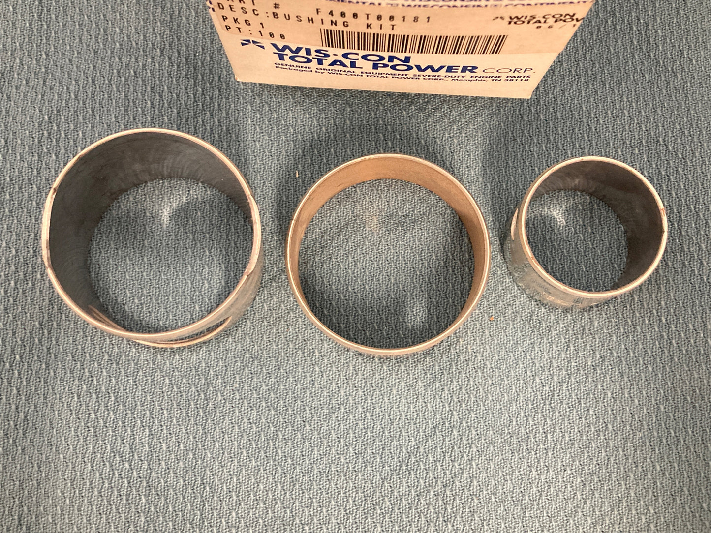 NEW WIS-CON TOTAL POWER F400T00181 BUSHING SET