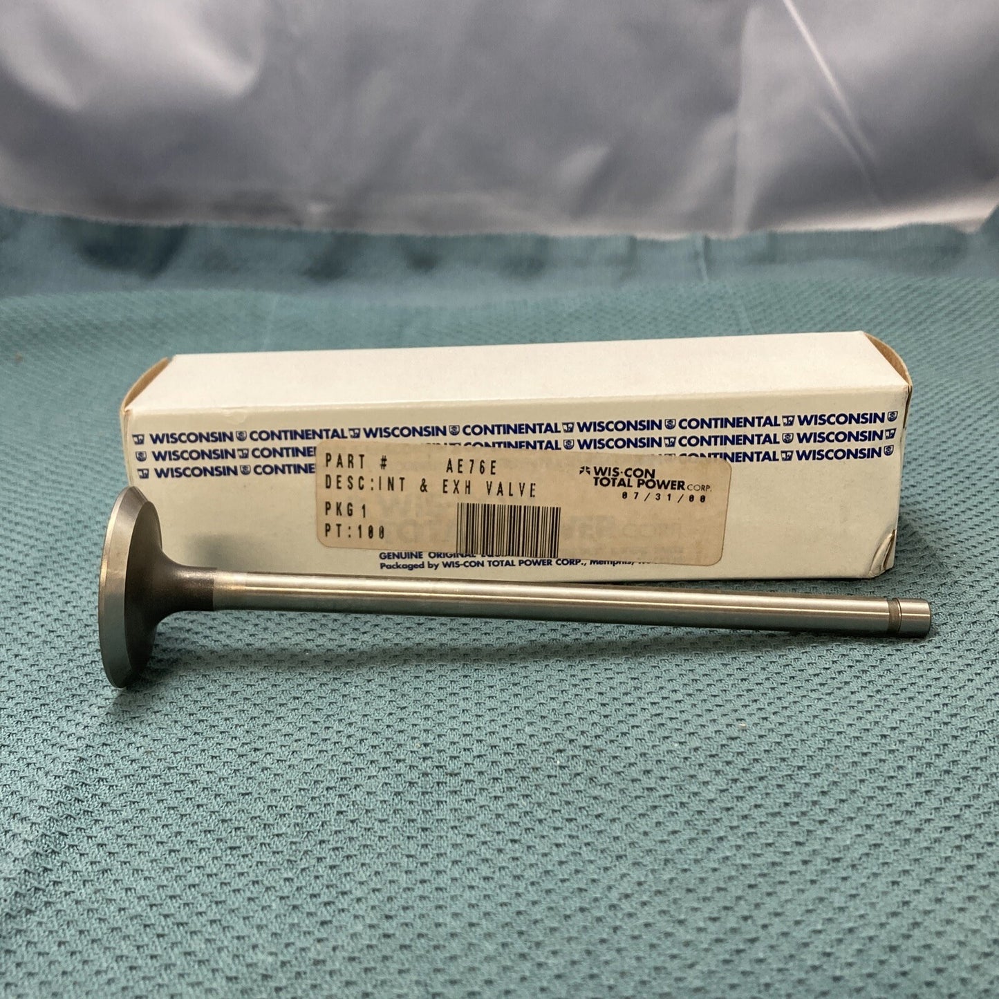 NEW GENUINE WIS-CON TOTAL POWER AE76E INLET OR EXHAUST VALVE