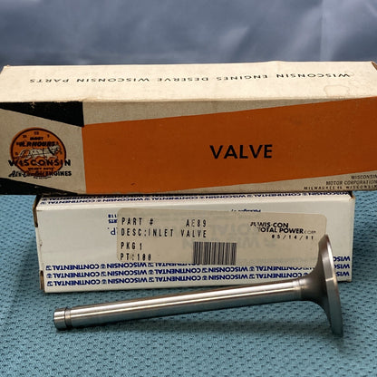 NEW GENUINE WIS-CON TOTAL POWER AE89 INLET VALVE