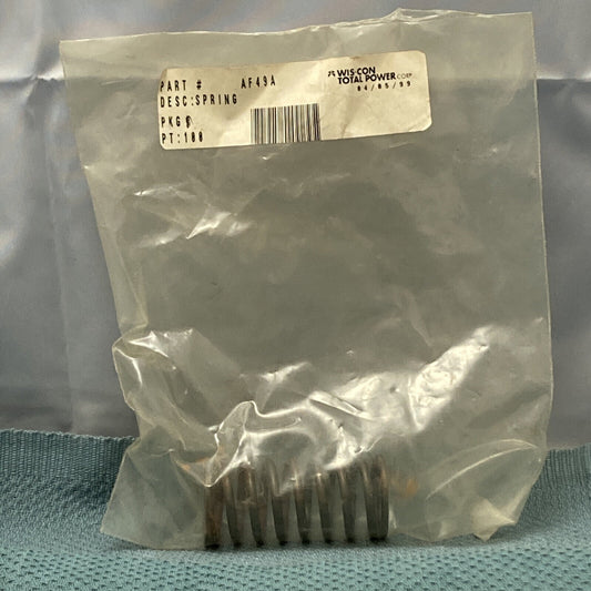 NEW GENUINE WIS-CON TOTAL POWER AF49A VALVE SPRING