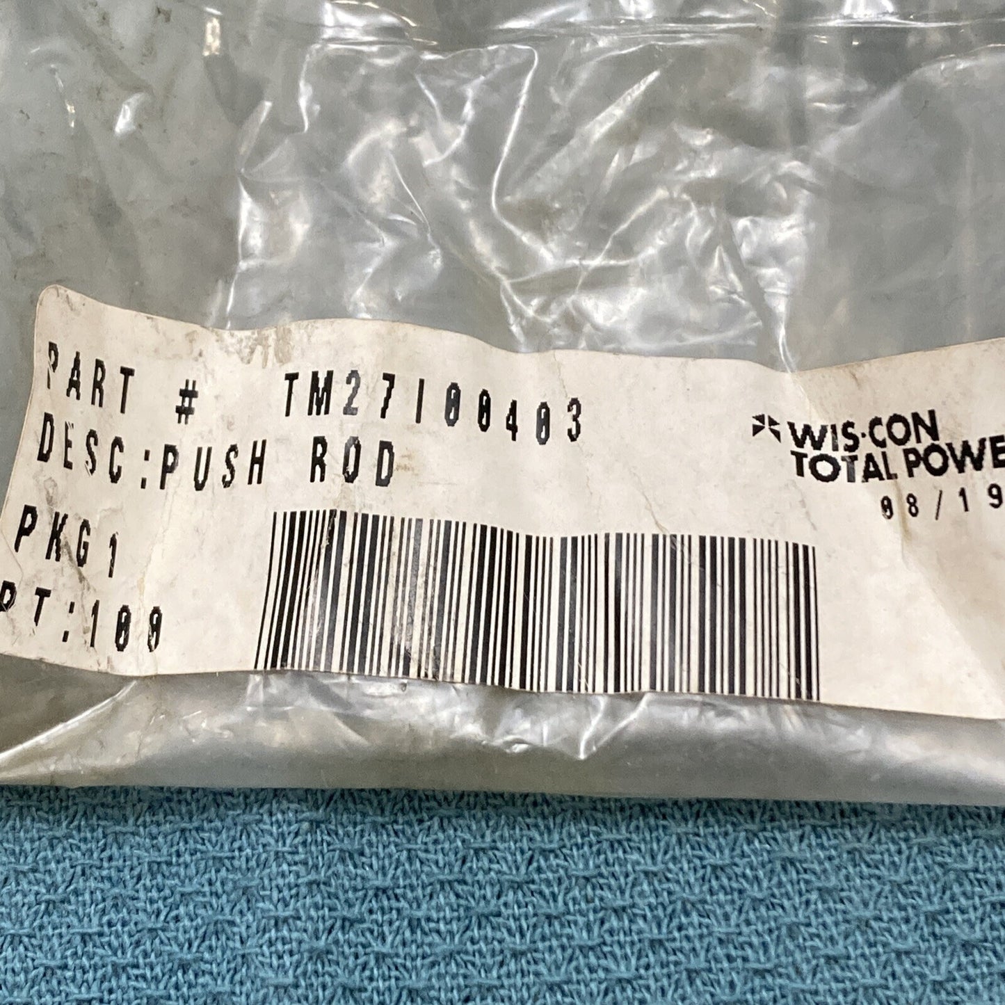 NEW GENUINE WIS-CON TOTAL POWER TM27I00403 PUSH ROD