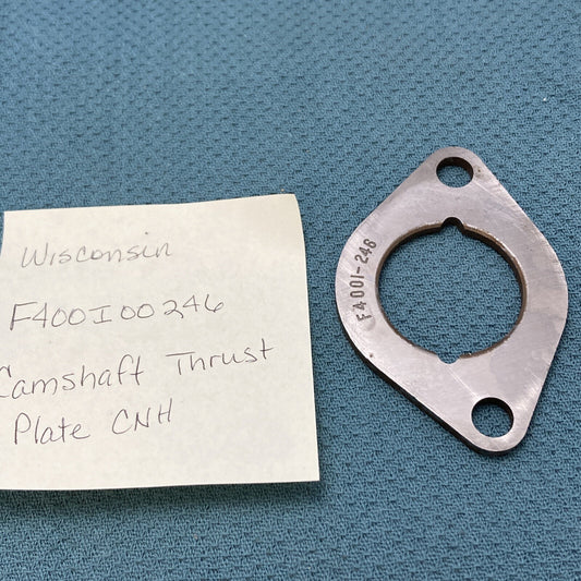 NEW REPLACES WISCONSIN F400I00246 CAMSHAFT THRUST PLATE CNH