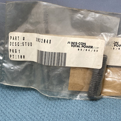 QTY 2 NEW GENUINE WIS-CON TOTAL POWER XM32048 OUTLET FLANGE STUD