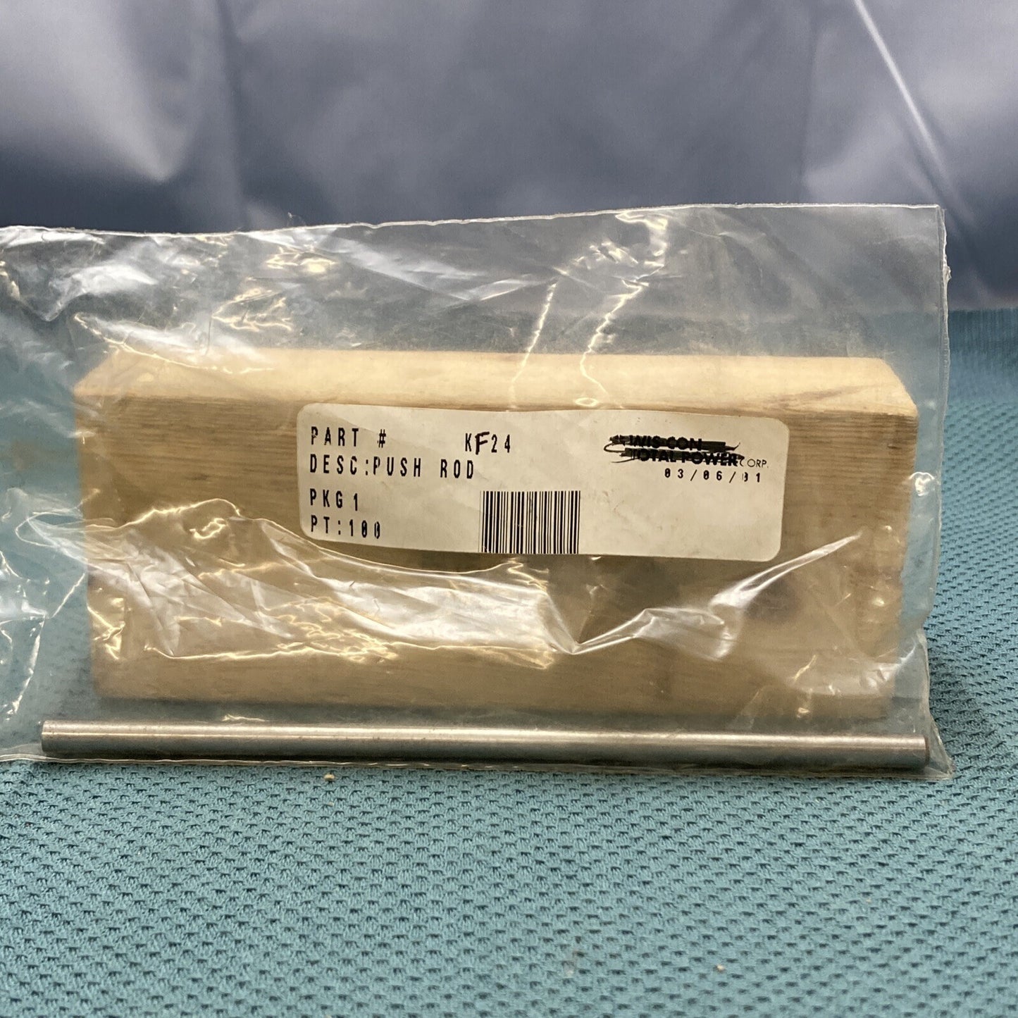 NEW GENUINE WIS-CON TOTAL POWER KF24 PUSH ROD