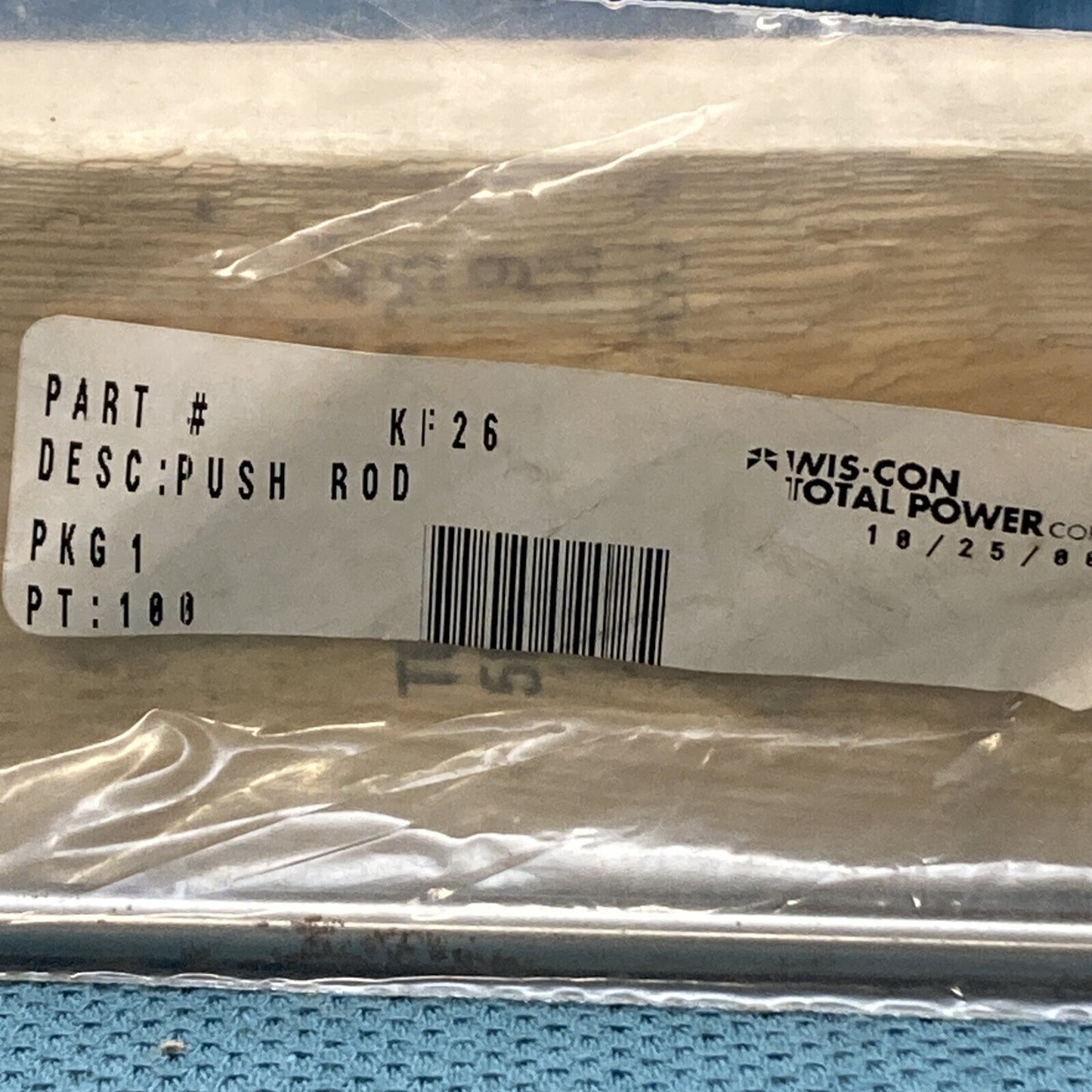 NEW GENUINE WIS-CON TOTAL POWER KF26 PUSH ROD