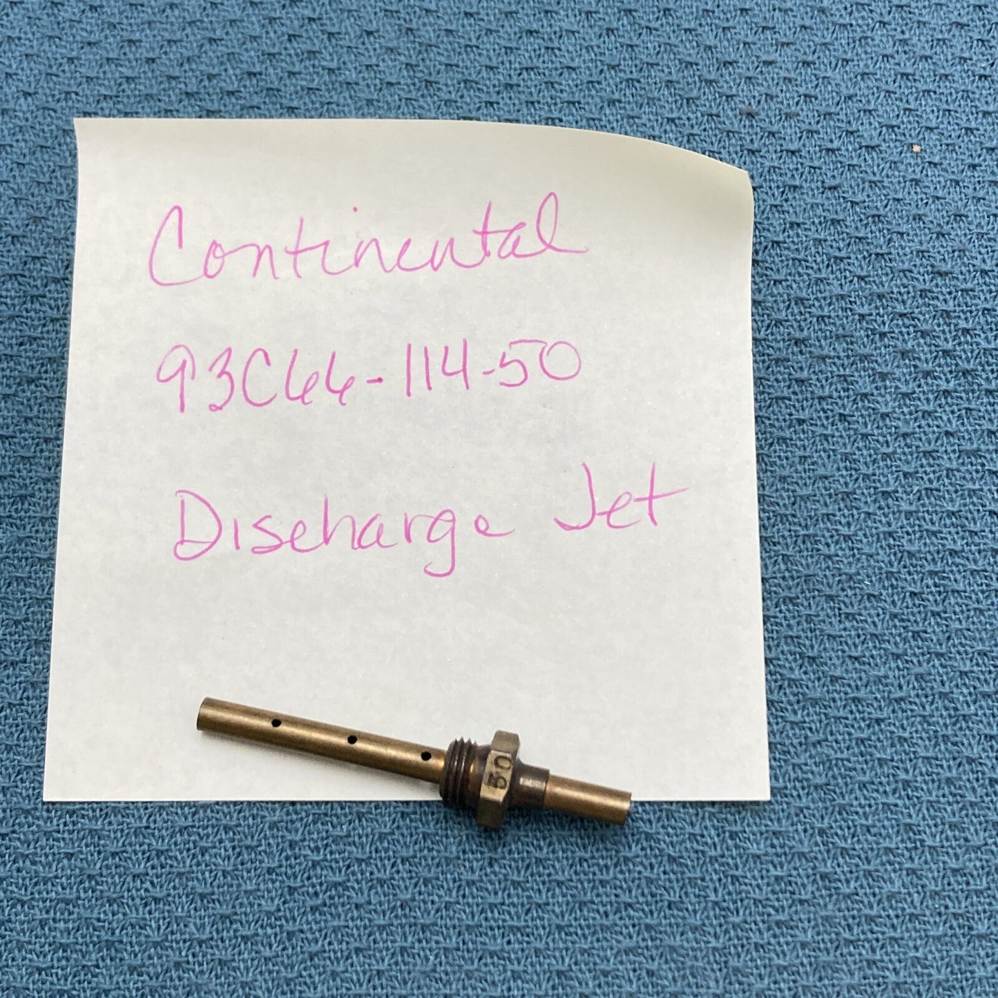 NEW REPLACES CONTINENTAL 93-C66-114-50 DISCHARGE JET