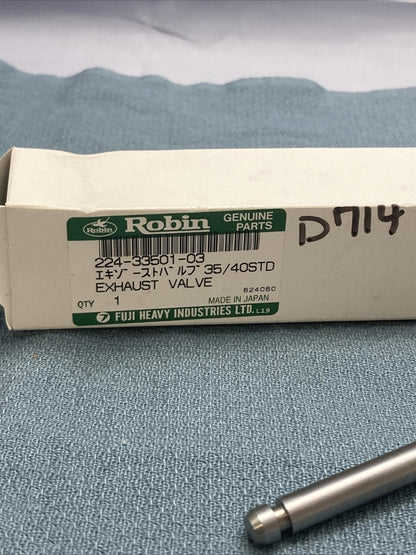 NEW GENUINE SUBARU ROBIN 224-33501-03 EXHAUST VALVE