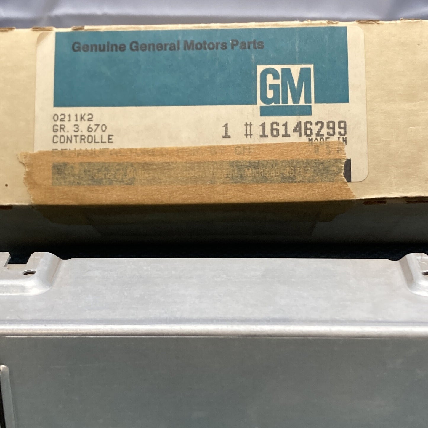 NEW GENUINE GM 16146299 CONTROLLER - ECM (REMANUFACTURED)