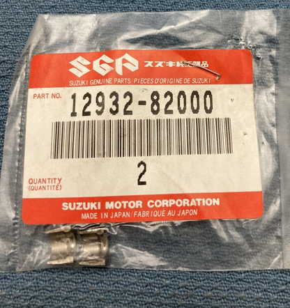 QTY 2 NEW GENIUNE SUZUKI 12932-82000 Cotter, Valve