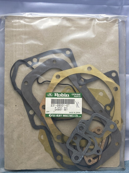 NEW GENUINE SUBARU ROBIN 231-99001-07 GASKET SET