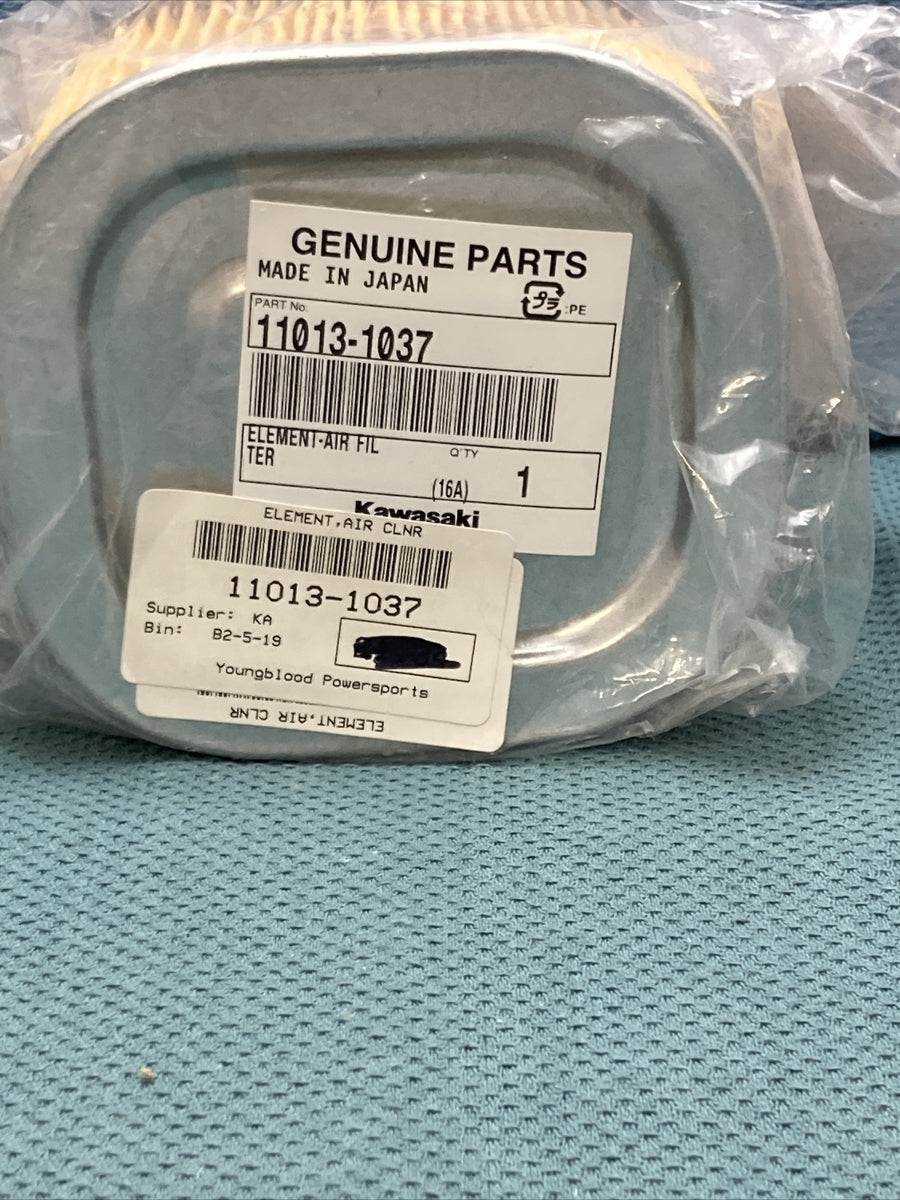 NEW GENIUNE KAWASAKI 11013-1037 ELEMENT, AIR FILTER