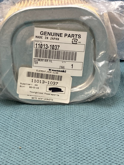 NEW GENIUNE KAWASAKI 11013-1037 ELEMENT, AIR FILTER
