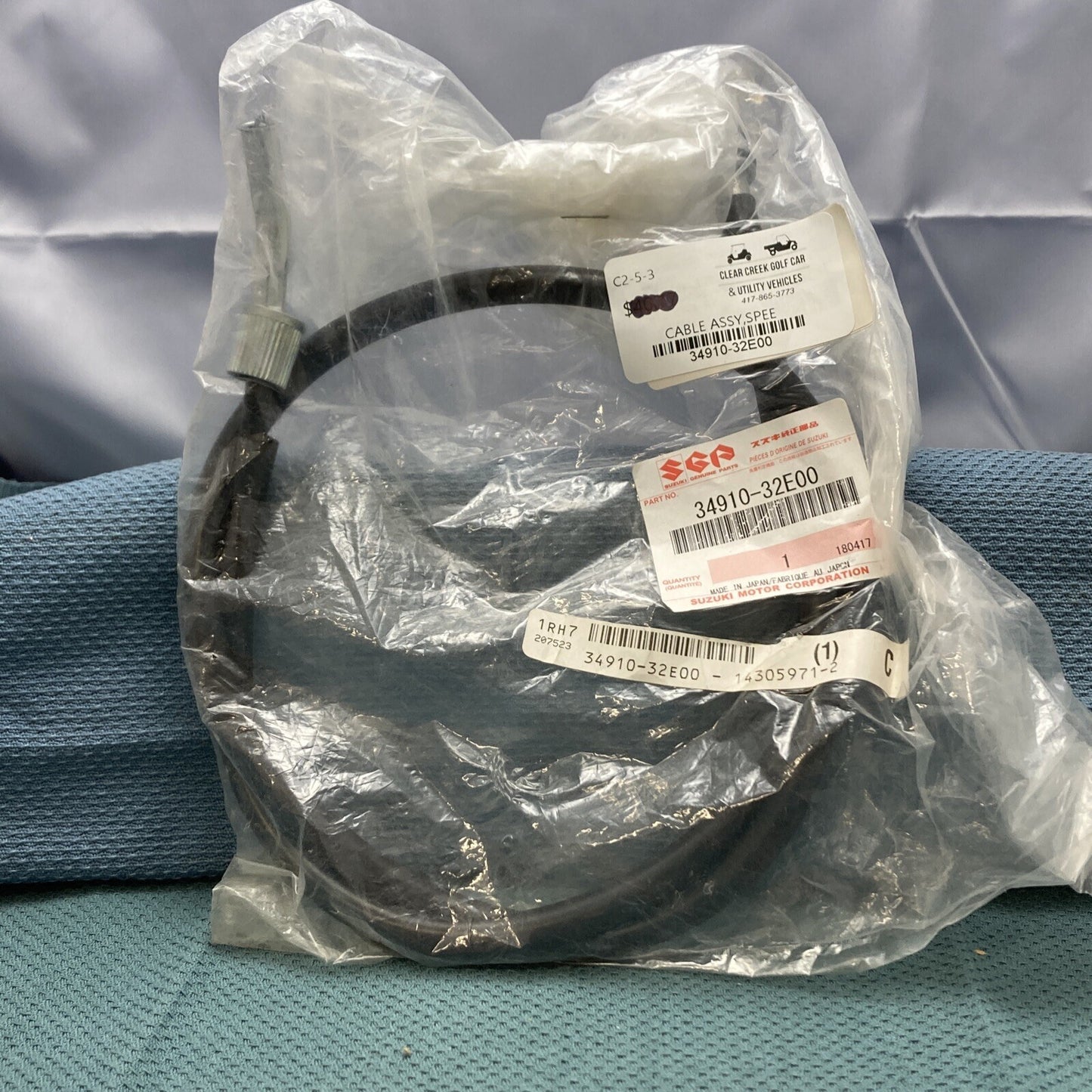 NEW GENIUNE SUZUKI 34910-32E00 STARTER CABLE