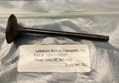 NEW REPLACES SUZUKI 12911-15D01 Valve, Intake
