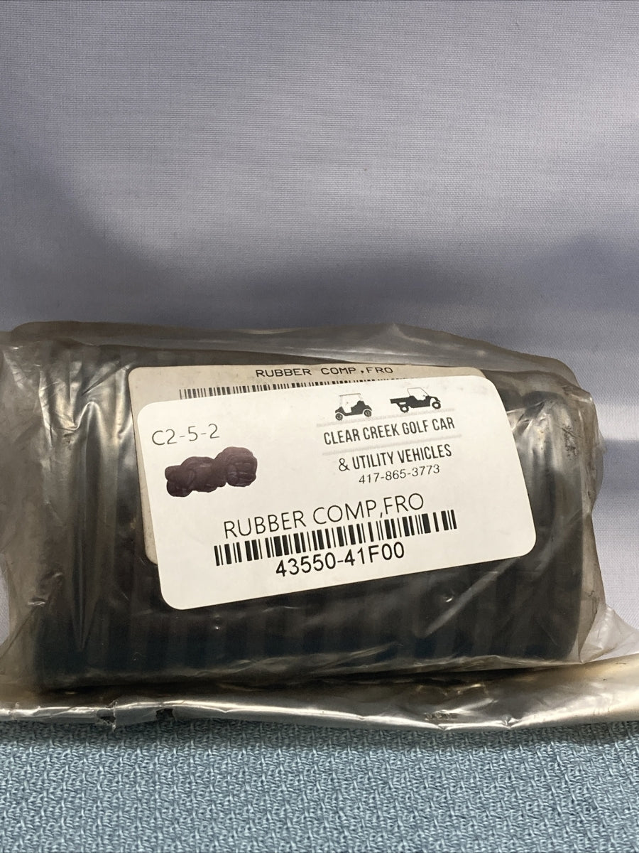 NEW GENUINE SUZUKI 43550-41F00 RUBBER, FRONT FOOTREST