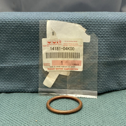NEW GENIUNE SUZUKI 14181-04K00 GASKET, EXHAUST PIPE