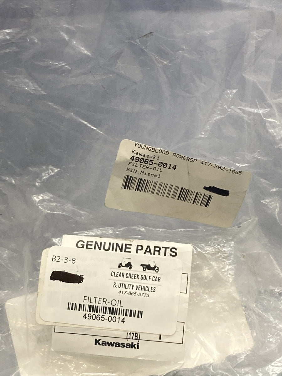 NEW GENUINE KAWASAKI 49065-0014 FILTER, OIL
