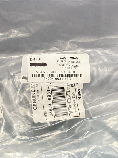 NEW GENUINE KAWASAKI 34024-0031-18R STAND-SIDE, F.S. BLACK
