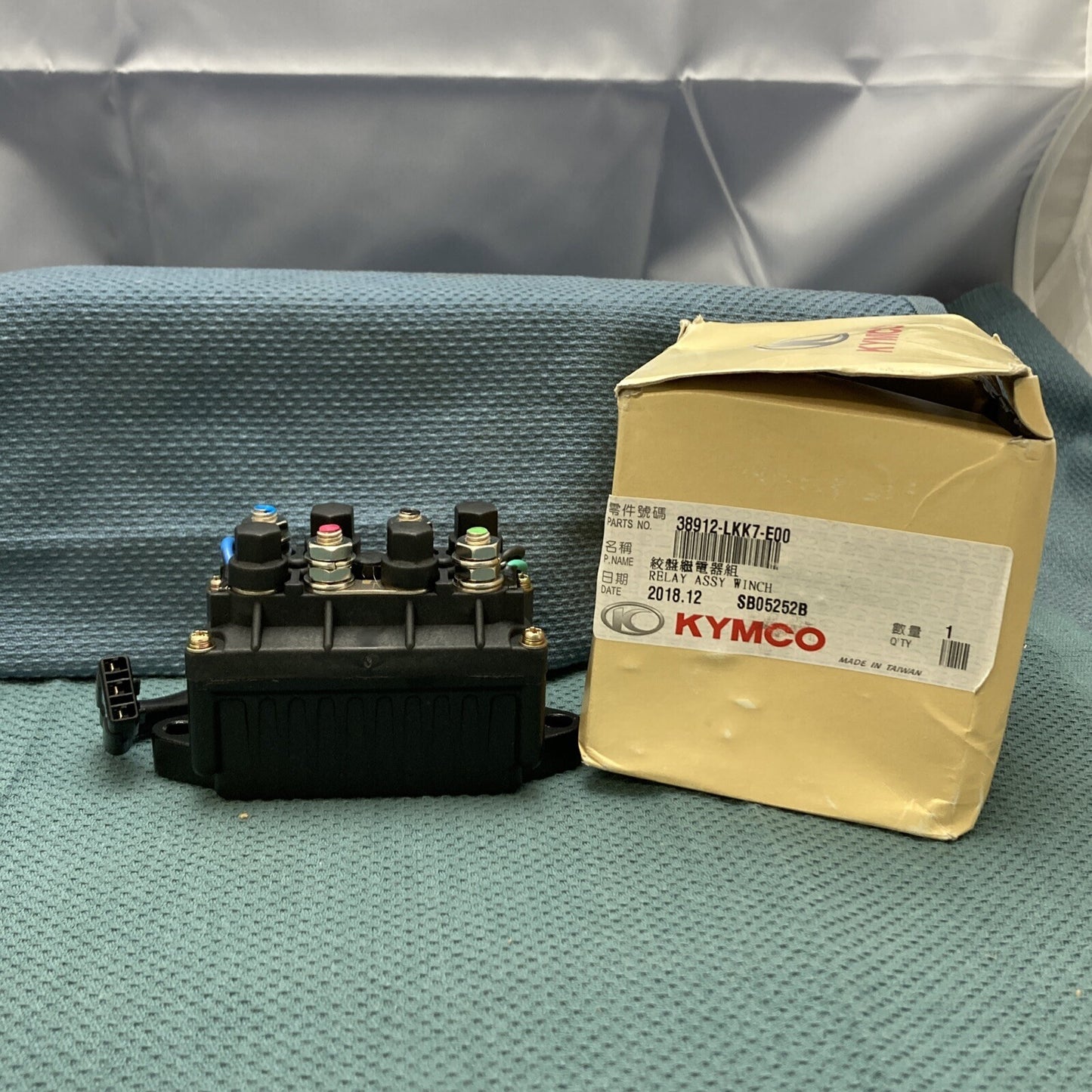 NEW KYMCO 38912-LKK7-E00 RELAY ASSEMBLY, WINCH