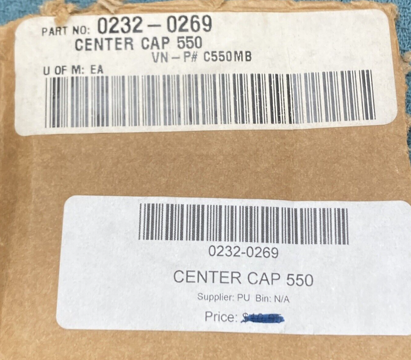 NEW VISION C550MB CENTER CAP 550