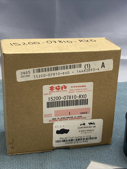 NEW GENUINE SUZUKI 15200-07810-RX0 FUEL PUMP O RING