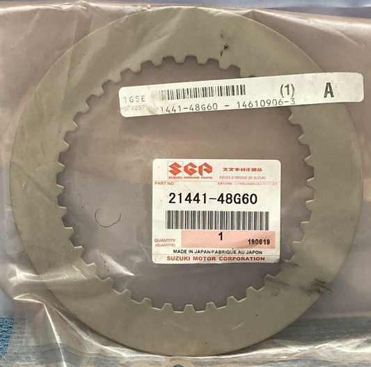 NEW GENIUNE SUZUKI 21441-48G60 Plate, Clutch Dr SUPERCEDES 21441-48G30