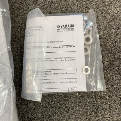 NEW GENIUNE YAMAHA 1TP-F84A0-V0 BACKREST SIDEARMS KIT