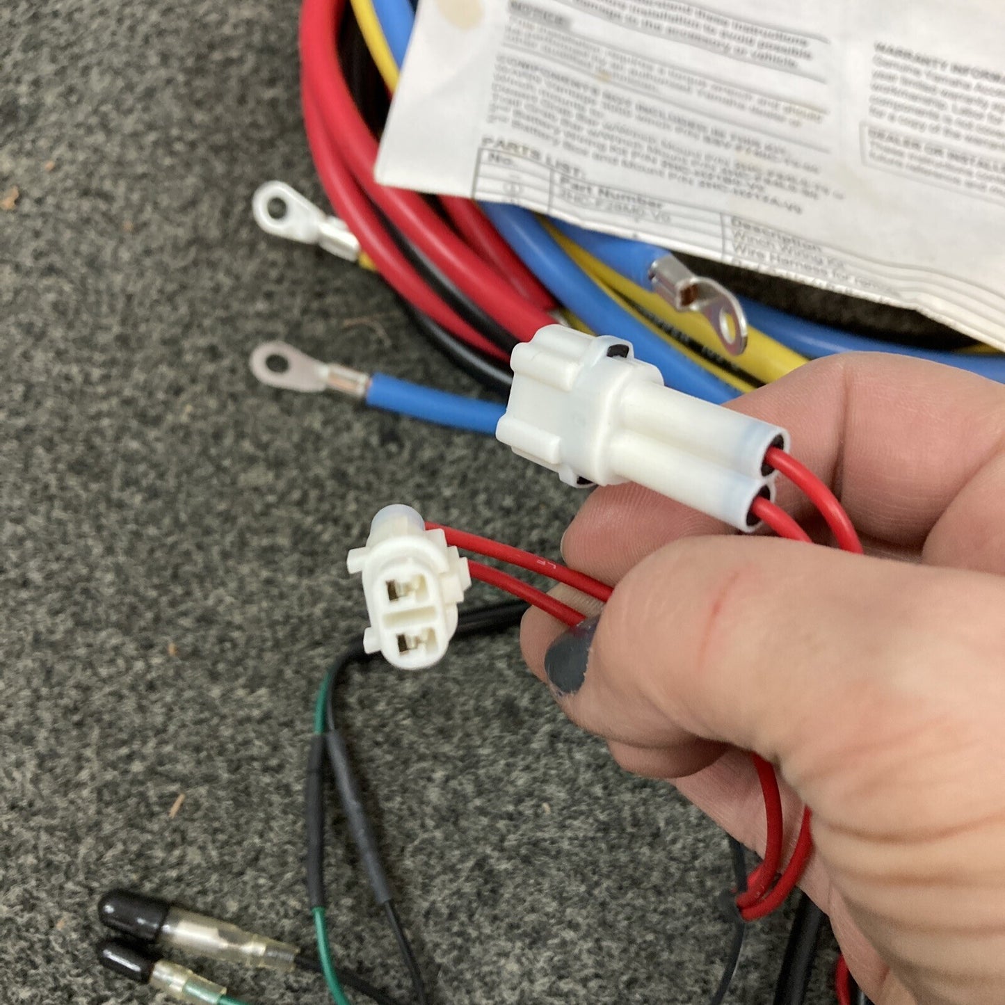 NEW GENUINE YAMAHA 2HC-F28M0-V0 WINCH WIRING KIT