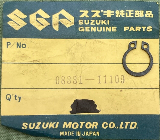 QTY 3 NEW GENIUNE SUZUKI 18178-04410 Circlip WATER PUMP