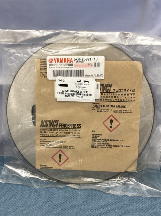 NEW GENIUNE YAMAHA 5KM-2582T-10 Disc, Brake (left)