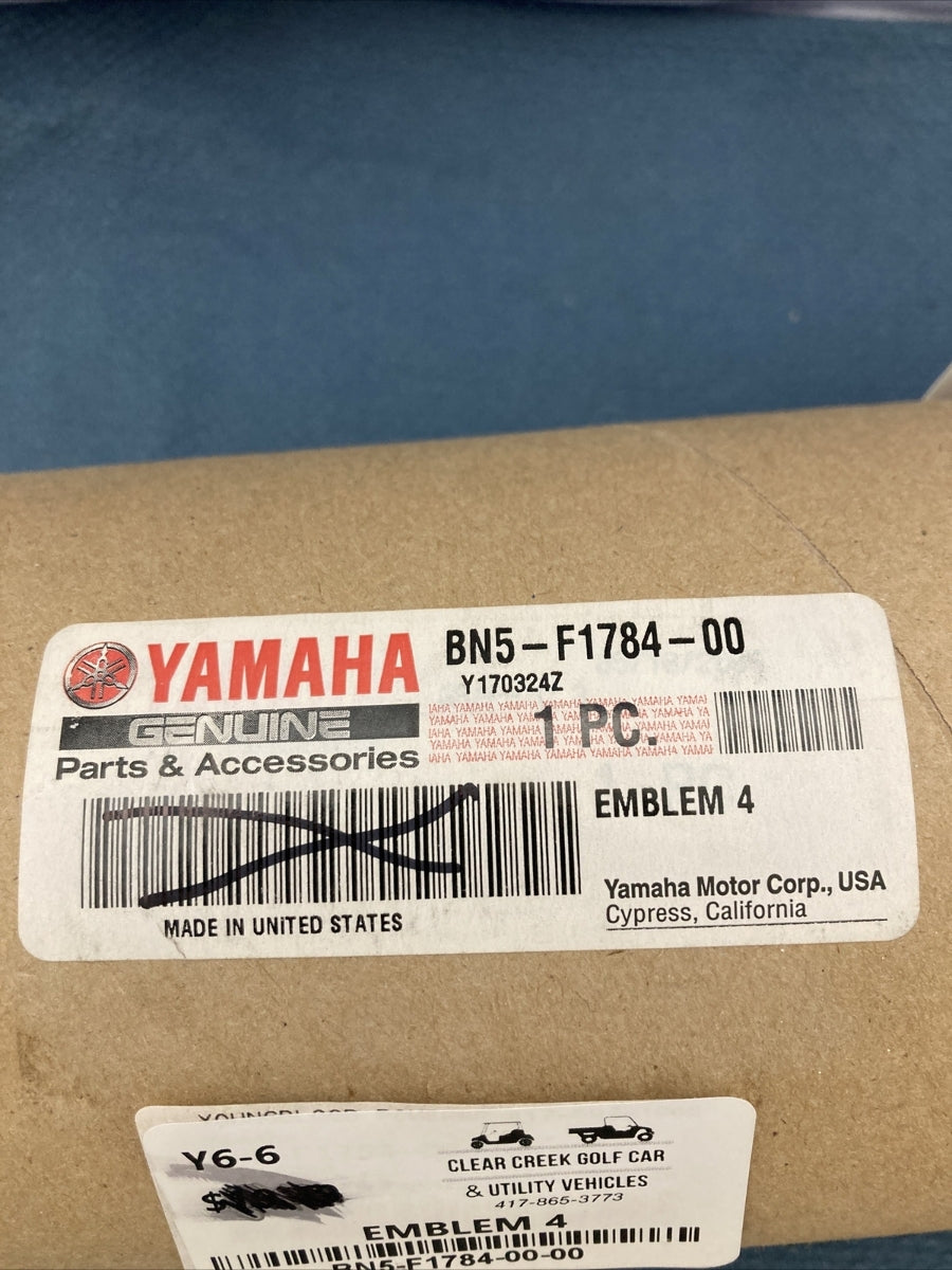 NEW GENIUNE YAMAHA BN5-F1784-00 Emblem 4