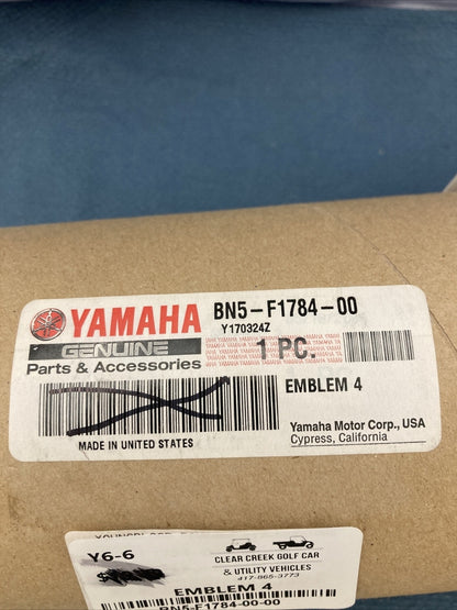 NEW GENIUNE YAMAHA BN5-F1784-00 Emblem 4
