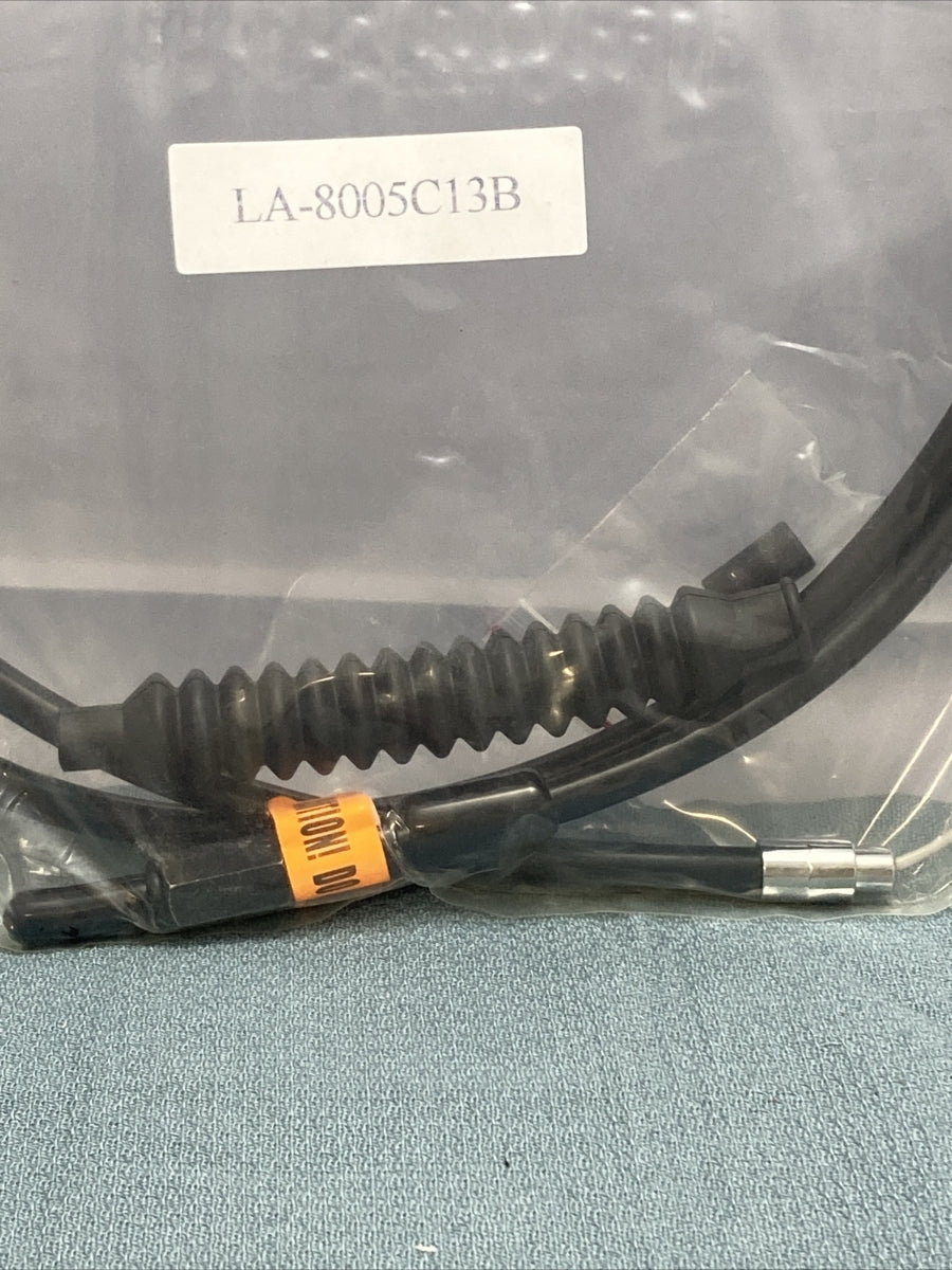 NEW LA CHOPPERS LA-8005C13B CLUTCH CABLE, BLACK VINYL