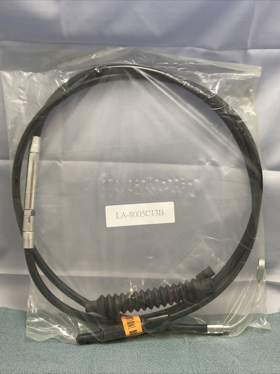 NEW LA CHOPPERS LA-8005C13B CLUTCH CABLE, BLACK VINYL
