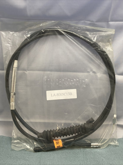 NEW LA CHOPPERS LA-8005C13B CLUTCH CABLE, BLACK VINYL