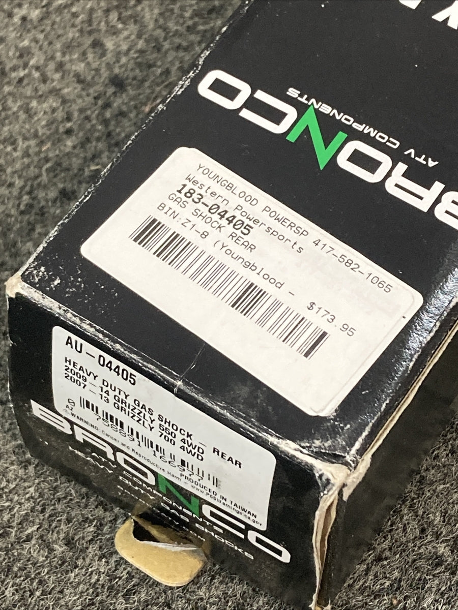 NEW BRONCO 183-04405 GAS SHOCK REAR