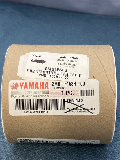 NEW GENIUNE YAMAHA 2MB-F163H-00 Emblem LABEL 2